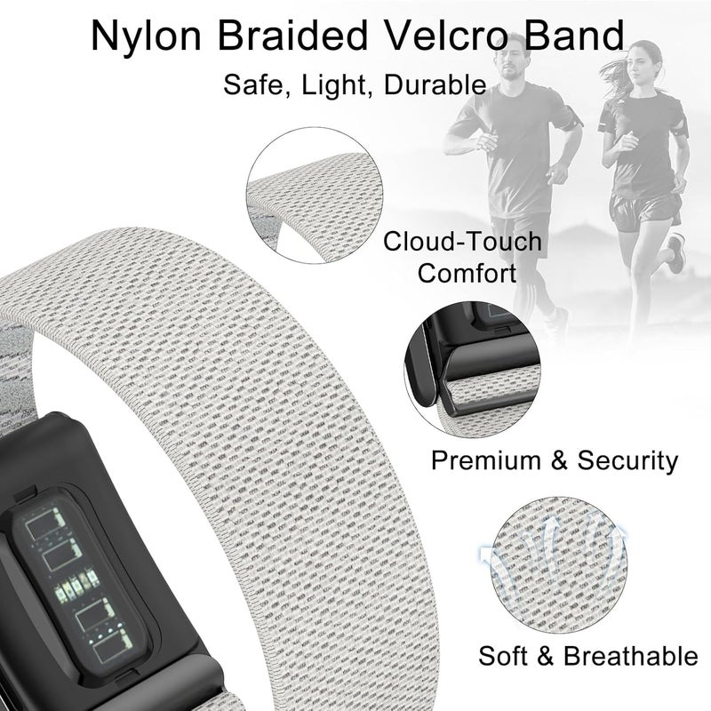 surundo Nylon Sport Band Compatible with Whoop Band 4.0 Strap Men Women with Bumper Case, Breathable Nylon Adjustable Waterproof Replacement Wristbands Straps for Whoop 4.0 - Image 2